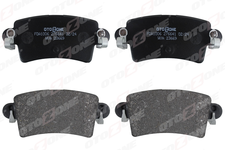OTOZONE ARKA FREN BALATASI RENAULT MASTER II 01 06 OPEL MOVANO A 01 06 OEM: 7701206763-4403467-7485114491 - OTOZONE FDA1006 kodlu oto yedek parça görseli