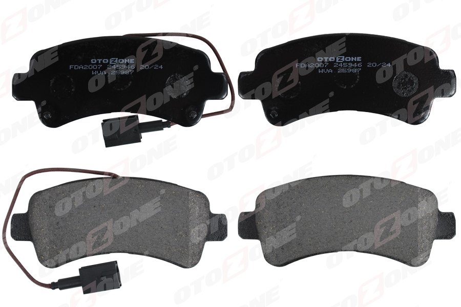 OTOZONE DİSK FREN BALATASI ARKA JUMPER 2.0D/2.2D3.0D 04/06 DUCATO 40 2.3D-BOXER 2.0D/2.2D/3.0D 77367094-1612434080 OEM: 77367094-1612434080 - OTOZONE FDA2007 kodlu oto yedek parça görseli