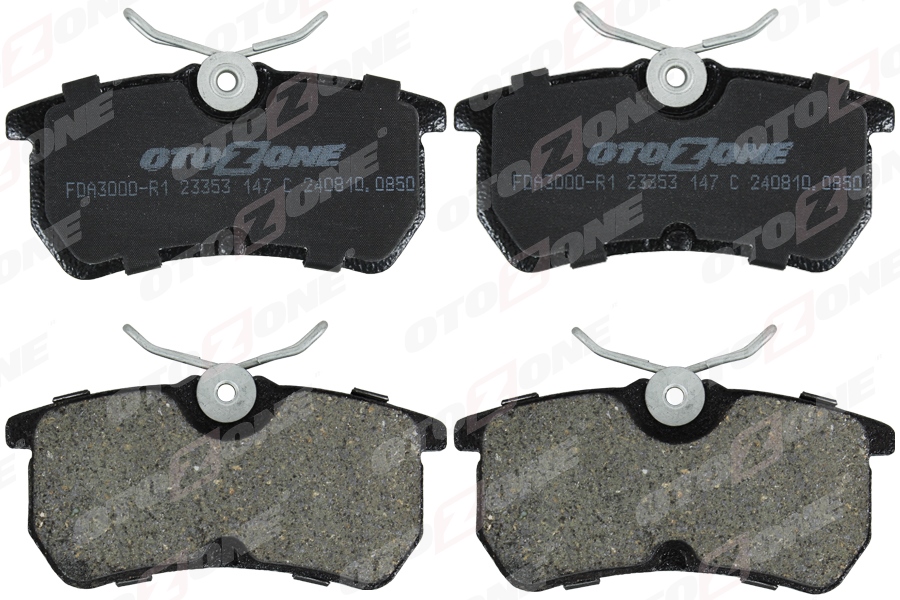 OTOZONE ARKA FREN BALATASI FOCUS I 98 04 FIESTA VI 17 GDB1354 CİVATA TAKIMLI OEM: C1BC2M008AC-98AB2M008BA-98AX2M008BB - OTOZONE FDA3000-R1 kodlu oto yedek parça görseli