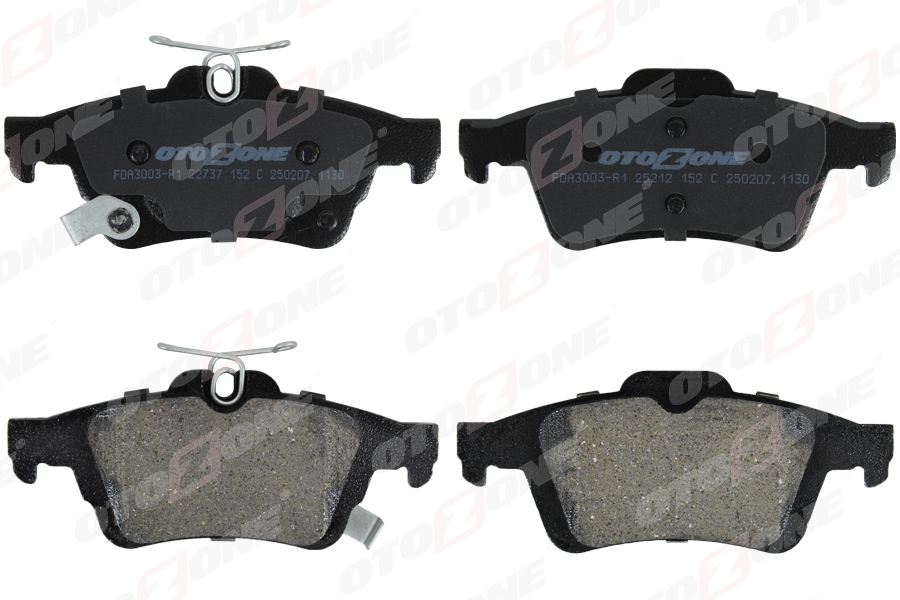 OTOZONE ARKA BALATA FOCUS II CMAX 03 CONNECT 02 LAGUNA III 07 OPEL VECTRA C 02 SIGNUM 03 CITROEN C5 08 OEM: 3M512M008AC-440601689R-93192623 - OTOZONE FDA3003-R1 kodlu oto yedek parça görseli