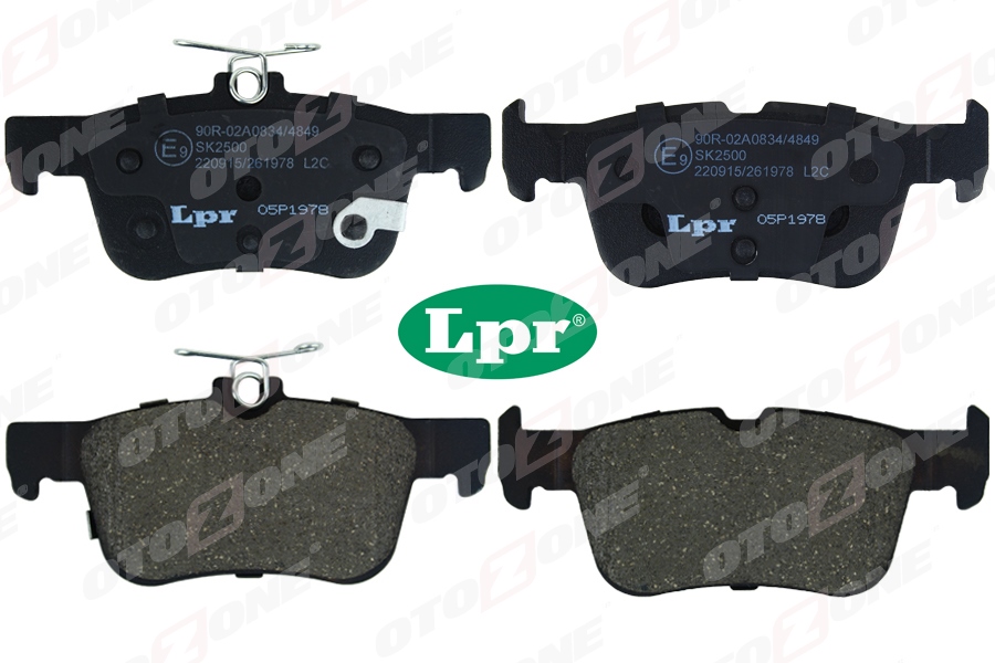 OTOZONE ARKA FREN BALATASI GALAXY III 15 MONDEO V 14 EDGE 15 19 FOCUS IV 17 KUGA III 19 OEM: JX612M007AEC-KTLX612M007AEB - OTOZONE FDA3010 kodlu oto yedek parça görseli