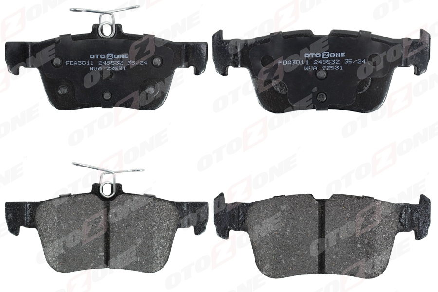 OTOZONE ARKA FREN BALATASI GALAXY III 15 MONDEO V 14 EDGE 15 19 FOCUS IV 17 KUGA III 19 OEM: JX612M007AEC-KTLX612M007AEB - OTOZONE FDA3011 kodlu oto yedek parça görseli