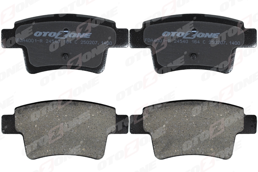 OTOZONE ARKA BALATA C4 PICASSO GRAND PICASSO 1.6 HDI 110HP FAB-1.8 16V-2.0 16V-2.0 HDI 06 OEM: 4254.16-4253.71-4254.32-1611141080 - OTOZONE FDA4001-R kodlu oto yedek parça görseli