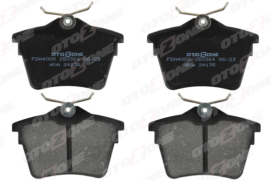 OTOZONE ARKA FREN BALATASI PEUGEOT P407 1.6 HDI 1.8-2.0 04 607 00 CITROEN C5 08 OEM: 4254.91-4252.79-4253.26-4254.04 - OTOZONE FDA4008 kodlu oto yedek parça görseli