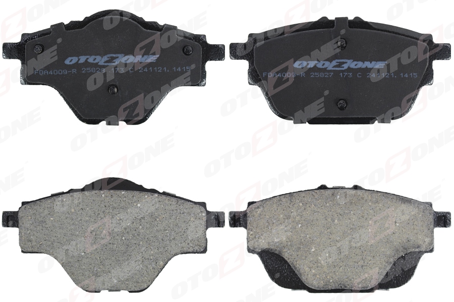 OTOZONE ARKA FREN BALATASI ASTRA L-GRANDLAND-C4 GRAND/SPACETOURER-C5 AIRCROSS-P508-P5008-P308-P3008-DS4-DS7 95525386-1609000980-1647874380 OEM: 95525386-1609000980-1647874380 - OTOZONE FDA4009-R kodlu oto yedek parça görseli