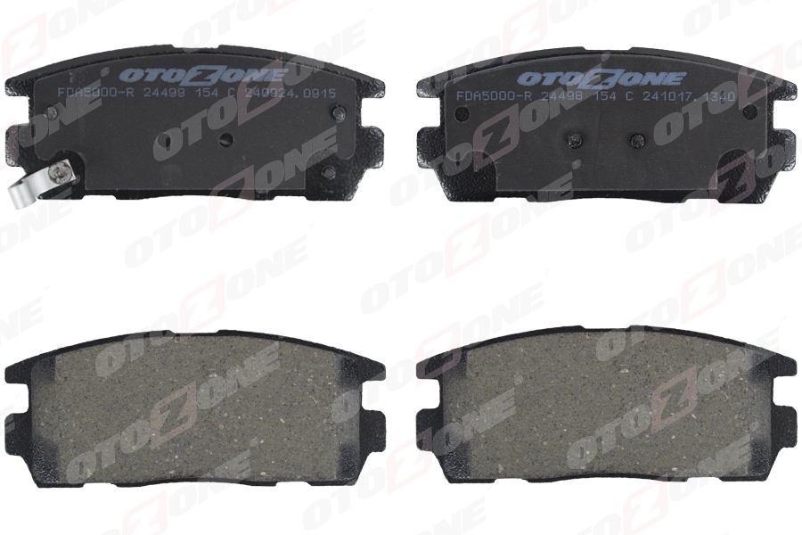 OTOZONE ARKA FREN BALATA CHEVROLET CAPTIVA 2.0L 2.4L 06- 96626076-1605123-WVA24498 OEM: 96626076-1605123-WVA24498 - OTOZONE FDA5000-R kodlu oto yedek parça görseli