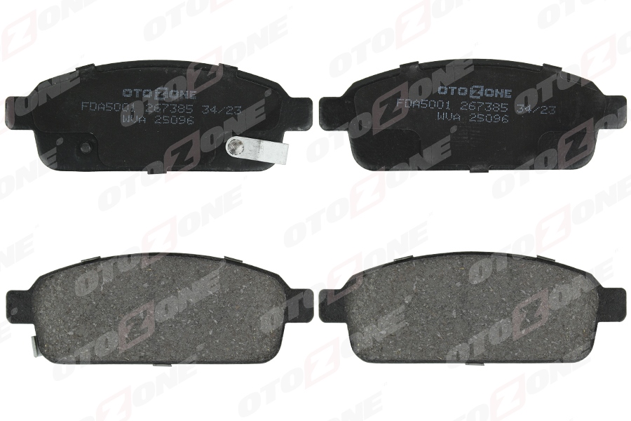 OTOZONE ARKA FREN BALATASI ASTRA J 09 MOKKA 12 ZAFIRA C 12 CRUZE 09 TRAX 11 AVEO HB 13 95516192-1605262-13473427-95530021 OEM: 95516192-1605262-13473427-95530021 - OTOZONE FDA5001 kodlu oto yedek parça görseli