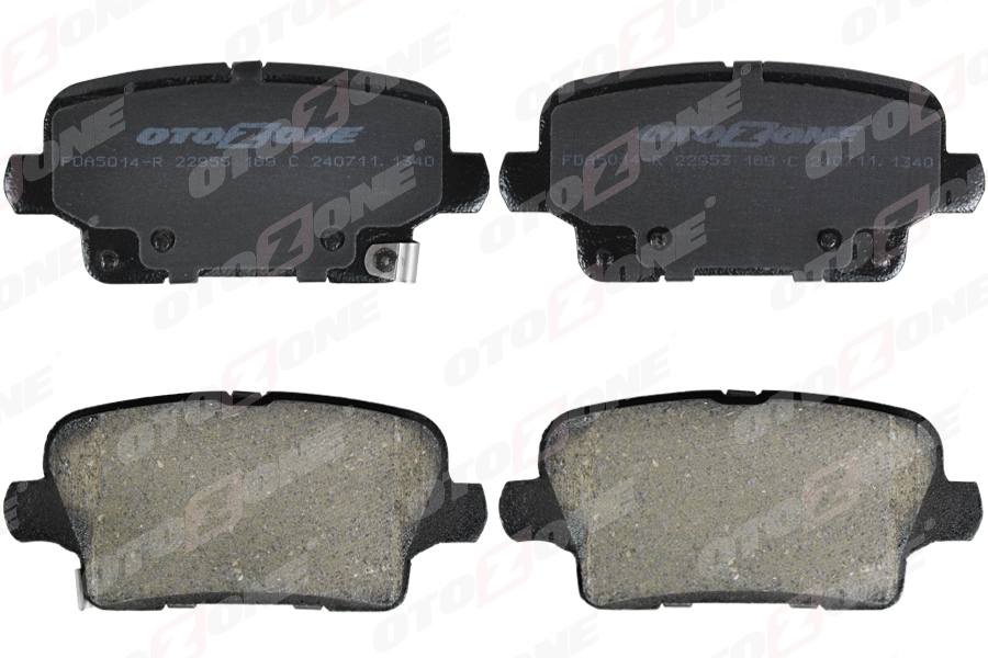 OTOZONE OPEL INSIGNIA B ARKA BALATA METAL İNDİKATÖRLÜ OEM: 13517694 - OTOZONE FDA5014-R kodlu oto yedek parça görseli