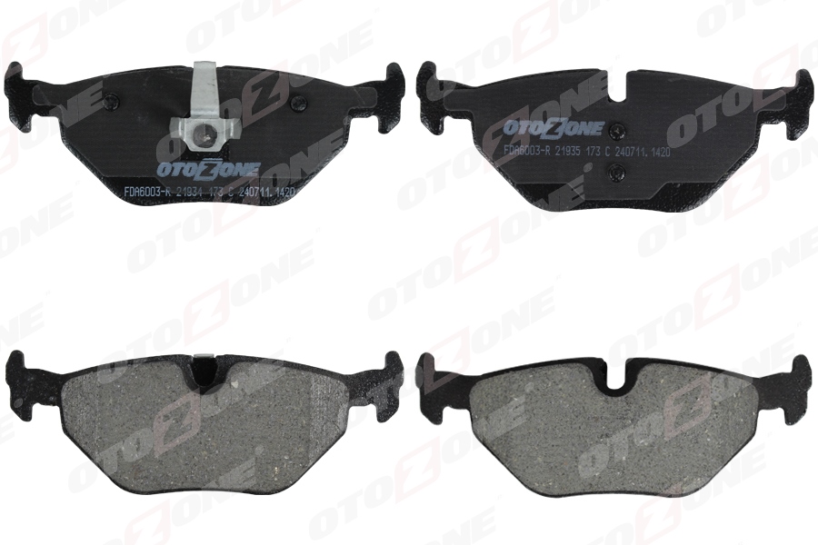 OTOZONE FREN BALATASI ARKA BMW E30 E36 E46 E85 E86 OEM: 34216778168 - OTOZONE FDA6003-R kodlu oto yedek parça görseli