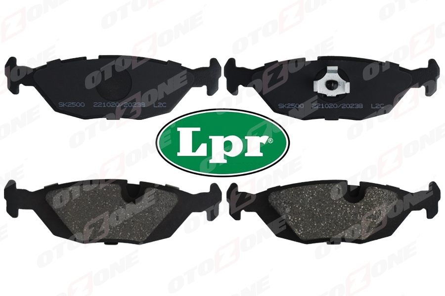 OTOZONE FREN BALATASI ARKA BMW E30 E28 E24 34211158912 OEM: 34211158912 - OTOZONE FDA6008 kodlu oto yedek parça görseli