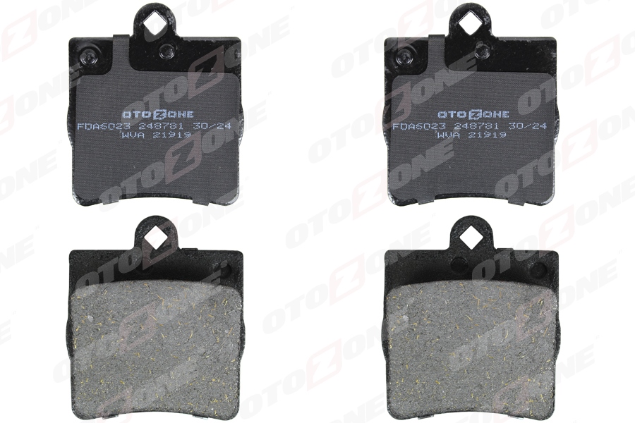 OTOZONE FREN BALATASI ARKA MERCEDES W202 S202 W203 CL203 W210 R170 R171 OEM: A0044209120 - OTOZONE FDA6023 kodlu oto yedek parça görseli