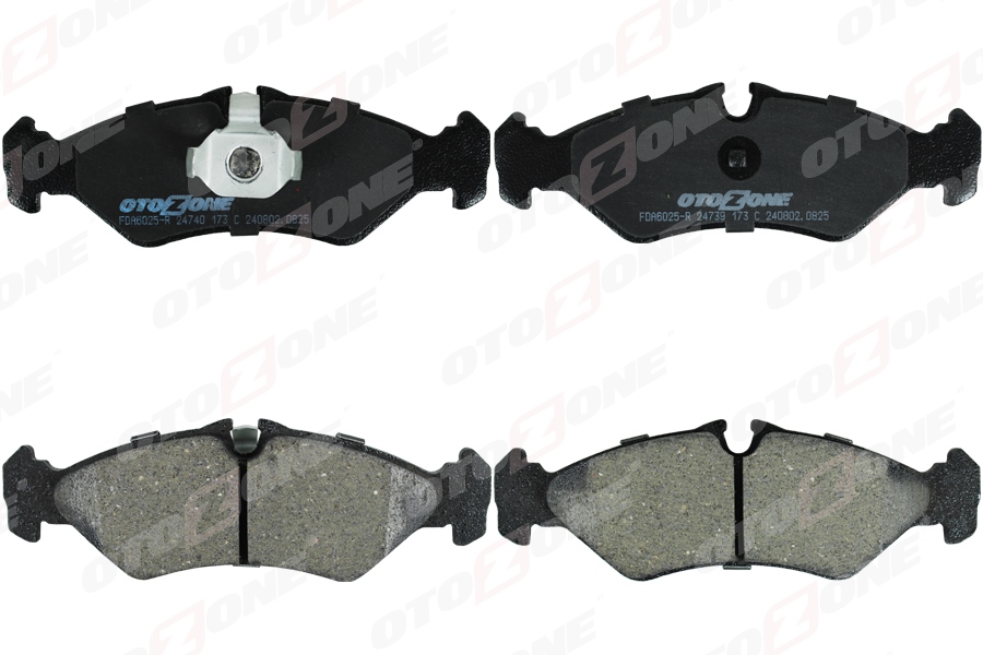 OTOZONE FREN BALATASI ARKA MERCEDES SPRINTER B901 B904 . VW LT 28-35-46 KULAKLI KUCUK TIP OEM: A0024206920-2D0698451A - OTOZONE FDA6025-R kodlu oto yedek parça görseli