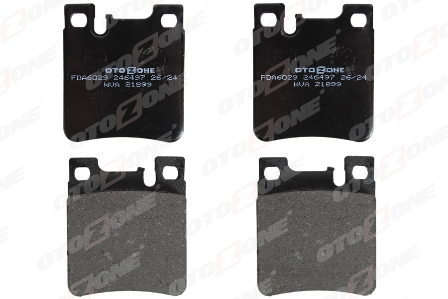 OTOZONE FREN BALATASI ARKA MERCEDES W203 C208 W124 W210 W140 OEM: A0034204920 - OTOZONE FDA6029 kodlu oto yedek parça görseli