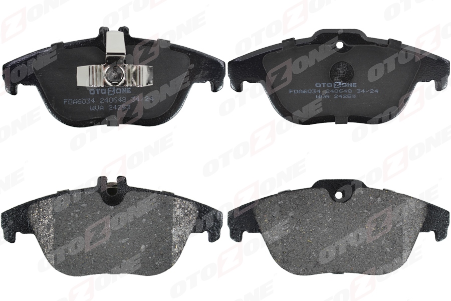 OTOZONE FREN BALATASI ARKA MERCEDES W204 S204 X204 C207 A207 OEM: A0004200205 - OTOZONE FDA6034 kodlu oto yedek parça görseli
