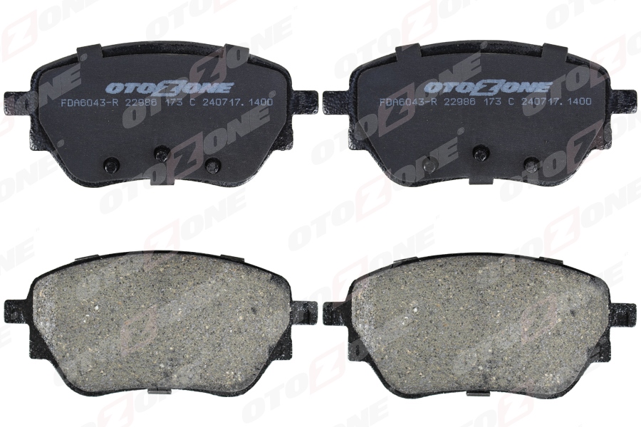 OTOZONE FREN BALATASI ARKA MERCEDES W177 V177 W247 C118 X118 H247 X247 OEM: A0004207500 - OTOZONE FDA6043-R kodlu oto yedek parça görseli