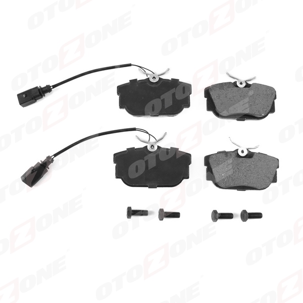 OTOZONE ARKA BALATA ÇİFT FİŞLİ TRANSPORTER T4-CARAVELLE 2.4 2.5 TDI CİVATALI 90-03 GDB1369 7D0698451G-7D0698451J OEM: 7D0698451G-7D0698451J - OTOZONE FDA7011-R kodlu oto yedek parça görseli