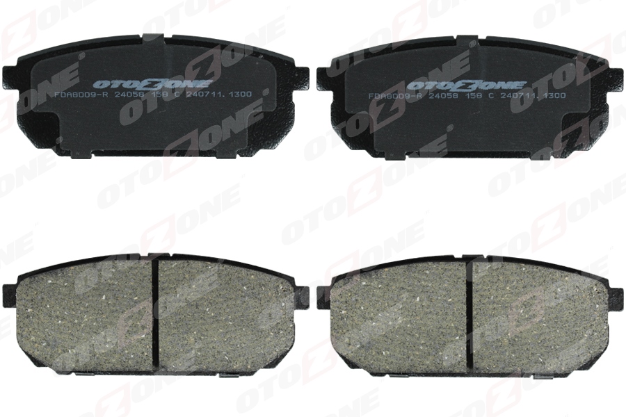 OTOZONE ARKA FREN BALATA KIA SORENTO 2.5L D4CB CRDi 02-> OEM: 583023ED00-583023EE00-583023ED01 - OTOZONE FDA8009-R kodlu oto yedek parça görseli