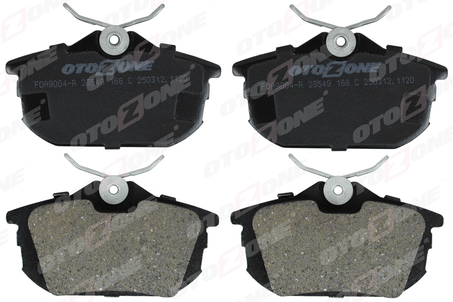 OTOZONE ARKA FREN BALATA MITSUBISHI CARISMA 1.6L 1.8L 4G92 4G93 DA1A DA2A 95- / SPACE STAR 1.3L 1.6L DG1A D OEM: M850978-30638455-WVA21861 - OTOZONE FDA9004-R kodlu oto yedek parça görseli