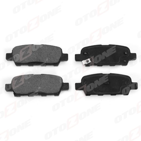 OTOZONE ARKA FREN BALATA NISSAN QASHQAI 1.6L 2.0L HR16 MR20 J10 06-10 / JUKE 1.5L Dci F15 10-> 1.6L HR16DE OEM: 44060AL585-D4060JA00J-D4060EM11A - OTOZONE FDA9009-R kodlu oto yedek parça görseli