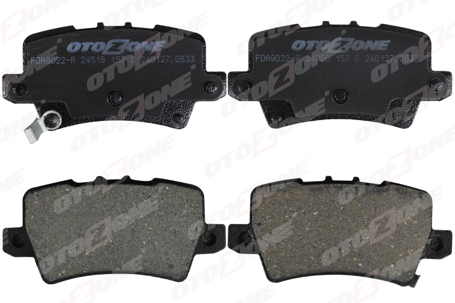 OTOZONE ARKA FREN BALATA HONDA CIVIC 1.8L R18A VTEC FK2 Hatchback 06- / 1.4L L13Z1 FK1 sport 09- OEM: 43022SMGE01-43022SMGE00-43022SMGE02 - OTOZONE FDA9022-R kodlu oto yedek parça görseli