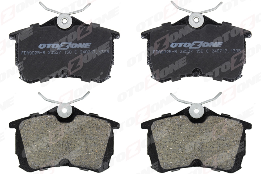 OTOZONE ARKA FREN BALATA HONDA ACCORD EURO 1.8L 2.0L F18B F20Z CH CG kasa 98-02 / 2.0L 2.4L K20 K24 2.2L C DTi CL CN kasa 03- OEM: 43022S1AE50-43022SEAE04-43022S1AE03 - OTOZONE FDA9025-R kodlu oto yedek parça görseli