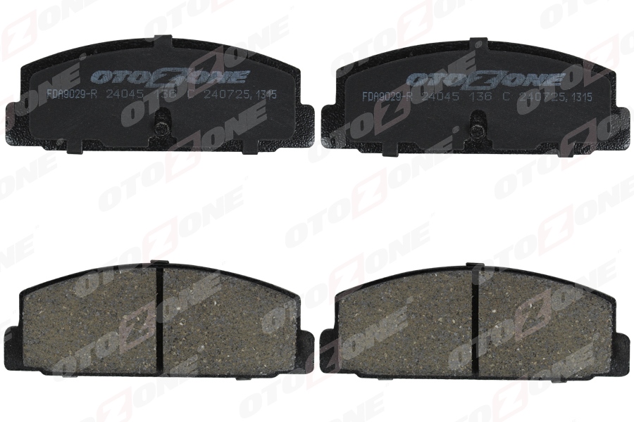 OTOZONE ARKA FREN BALATA MAZDA 323 LANTIS 1.8L BP DOHC BJ 99-01 / 626 FS GF 98-01 / MAZDA 6 2.0L LF-DE GG GH 02- OEM: GEYC2643Z-GEYC2648ZA-GJYA2648Z - OTOZONE FDA9029-R kodlu oto yedek parça görseli