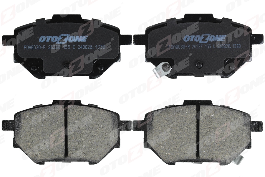 OTOZONE ARKA FREN BALATA TOYOTA YARIS CROSS 1.5L M15A-FXE Hybrid MXPJ10. MXPB10 21-> OEM: 0446602410-044660D060 - OTOZONE FDA9030-R kodlu oto yedek parça görseli