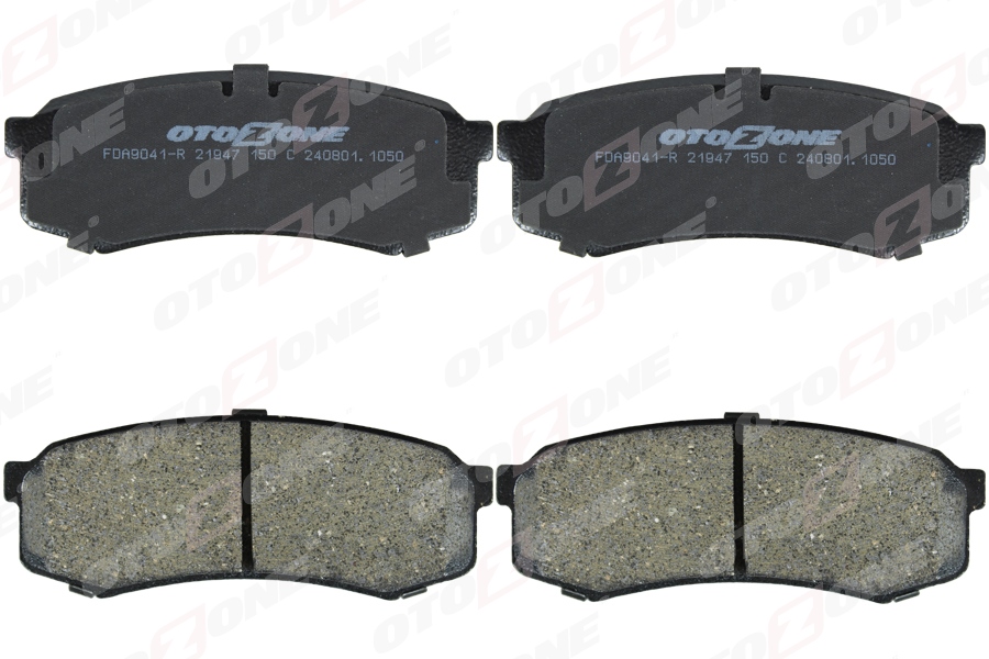 OTOZONE ARKA FREN BALATA MITSUBISHI PAJERO 3.2L V98W DI-D 07- / TOYOTA LAND CRUISER 4.2L 1HZ HZJ80 90-97 / LAND CRUISER PRADO 3.0L 1KD-FTV 1KZ-TE KZJ90 KDJ120 D-4D 96-09 OEM: 0446660010-0449260010-4605A389 - OTOZONE FDA9041-R kodlu oto yedek parça görseli