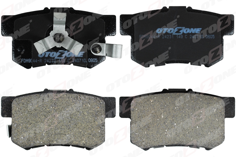 OTOZONE ARKA FREN BALATA HONDA CR-V 2.0L K20A4 RD8 02-06 OEM: 43022T0GA00 - OTOZONE FDA9044-R kodlu oto yedek parça görseli