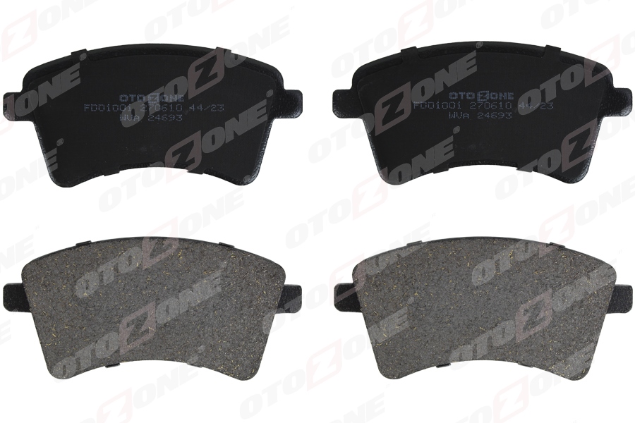 OTOZONE FREN BALATASI ON MERCEDES CITAN W415 12 . RENAULT KANGOO III 08 1.5dCi 1.6 16V A4154210610-410601334R OEM: A4154210610-410601334R - OTOZONE FDO1001 kodlu oto yedek parça görseli