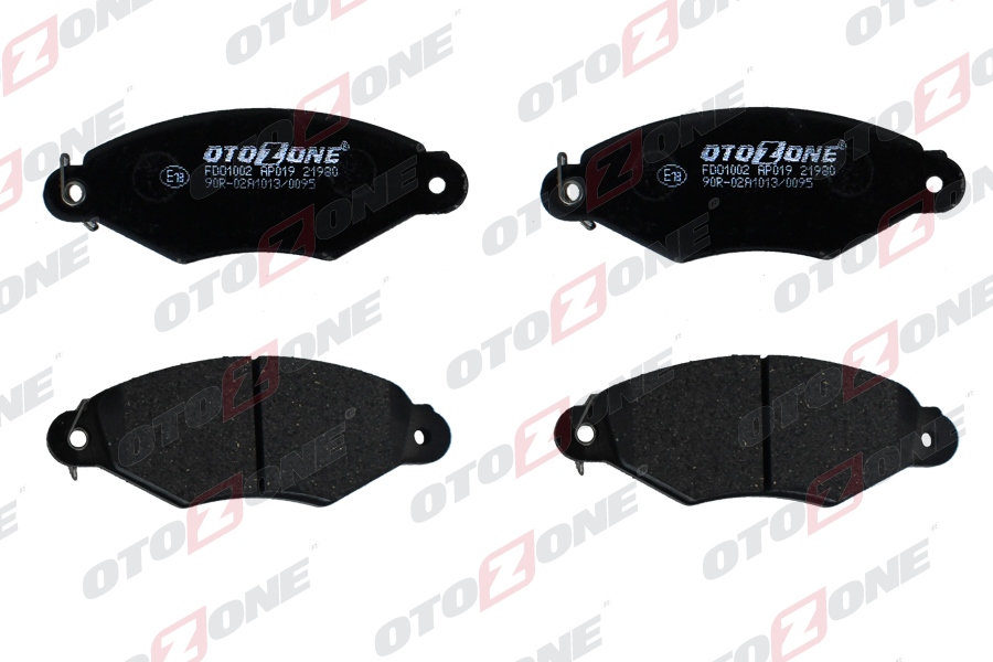 OTOZONE ÖN FREN BALATASI RENAULT KANGOO 97 CLIO SYMBOL I 98 CITRO N XSARA 97 02 PEUGEOT 306 96 01 7701208142-7701205513-4252.05 OEM: 7701208142-7701205513-4252.05 - OTOZONE FDO1002 kodlu oto yedek parça görseli