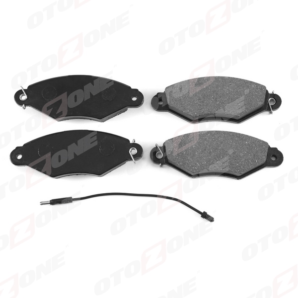 OTOZONE ÖN FREN BALATASI RENAULT KANGOO 97 CLIO SYMBOL I 98 CITRO N XSARA 97 02 FİŞLİ 7701208142-7701205513-4252.05 OEM: 7701208142-7701205513-4252.05 - OTOZONE FDO1002-R2 kodlu oto yedek parça görseli