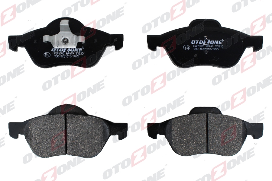 OTOZONE ÖN FREN BALATASI RENAULT LAGUNA II 01 05 LAGUNA III 07 15 MEGANE II 02 OEM: 7701206598-7701208183-7701209808 - OTOZONE FDO1005 kodlu oto yedek parça görseli