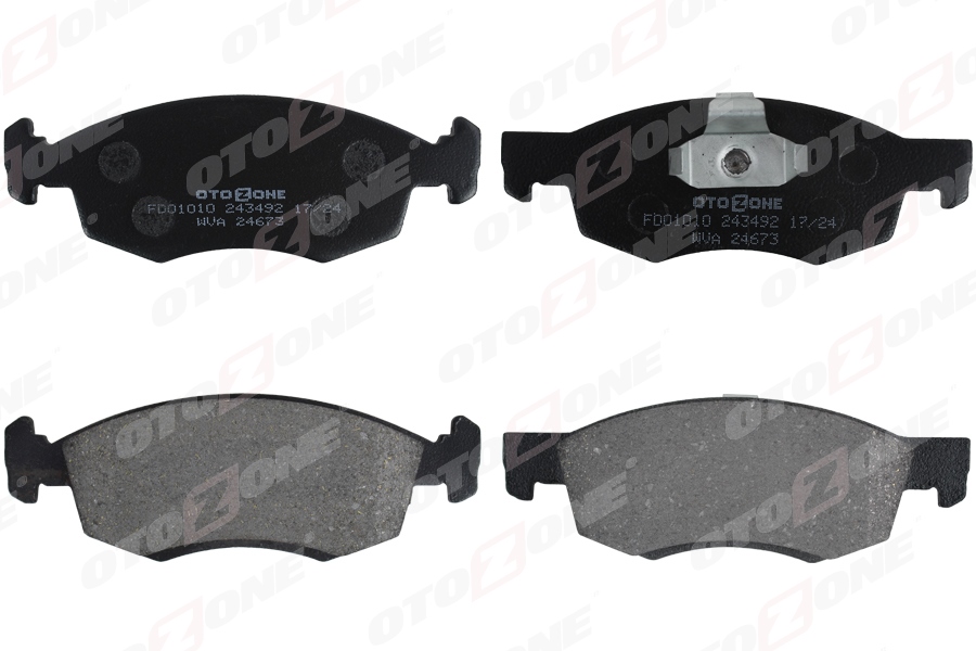 OTOZONE ÖN BALATA DACIA LOGAN 07 LOGAN PICK-UP 08 LOGAN EXPRESS 09 SANDERO 08 260x22 6001549803 OEM: 6001549803 - OTOZONE FDO1010 kodlu oto yedek parça görseli