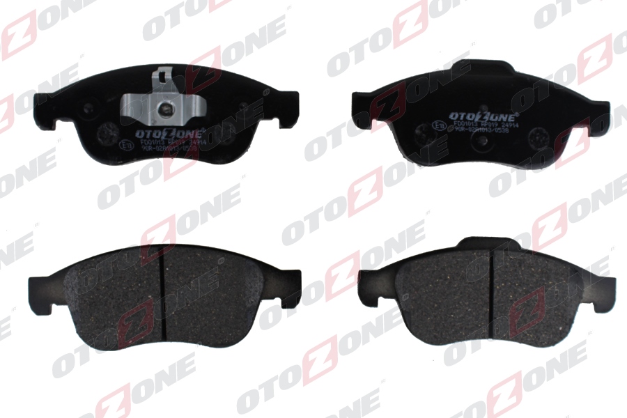 OTOZONE ÖN FREN BALATASI MEGANE III 09 SCENIC III 09 FLUENCE 10 DUSTER 10 LODGY 12 CAPTUR I 13 1.5 DCI 1.6 16V 410A12582R-410600379R-410605961R OEM: 410A12582R-410600379R-410605961R - OTOZONE FDO1013 kodlu oto yedek parça görseli