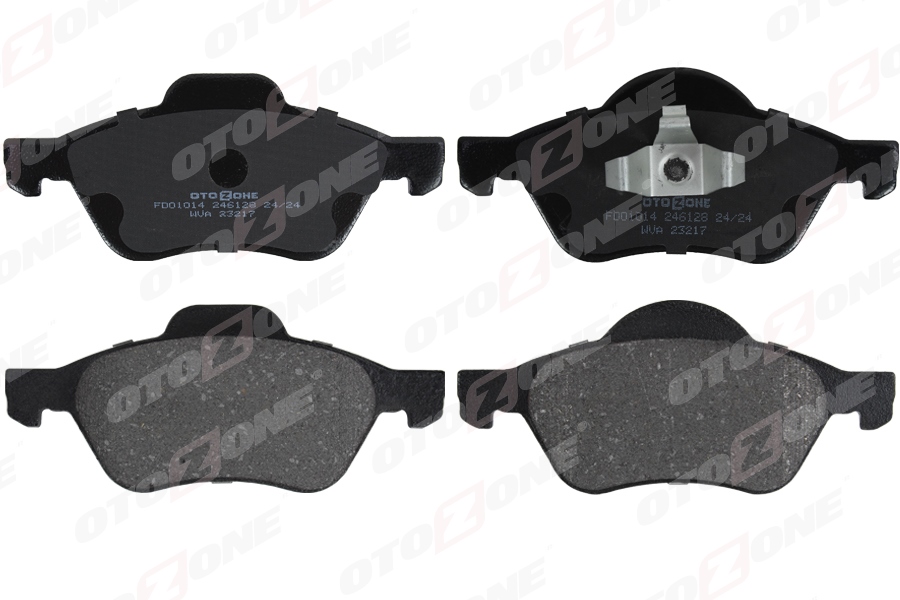 OTOZONE ÖN BALATA MEGANE II 02 SCENIC II 02 CLIO III 05 1.5dCi 1.6 16V 2.0 16V OEM: 410601237R-7701209100-WVA24535 - OTOZONE FDO1014 kodlu oto yedek parça görseli