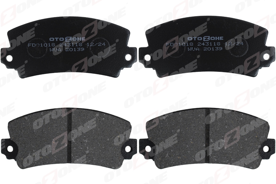 OTOZONE ÖN BALATA FİŞLİ R12 C15 VISA 82-91 GDB148 7702127301-7701201470-7701203068 OEM: 7702127301-7701201470-7701203068 - OTOZONE FDO1018 kodlu oto yedek parça görseli