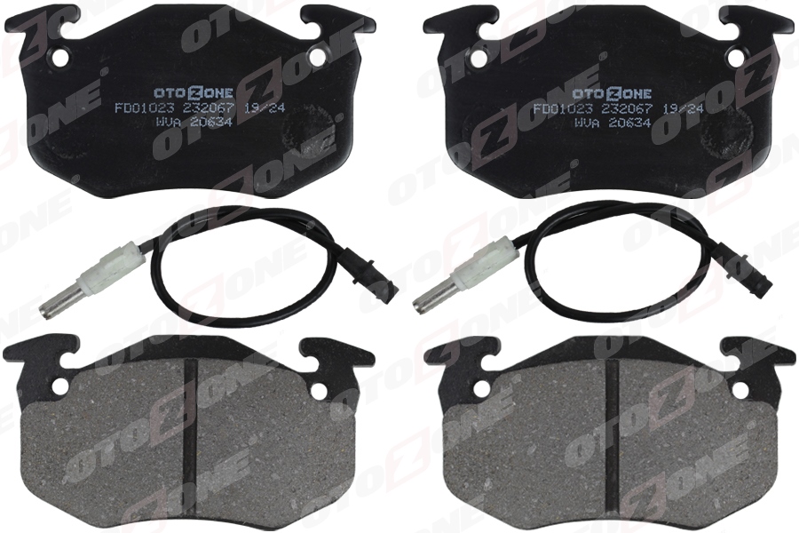 OTOZONE ÖN BALATA RENAULT R5 72 85 CLIO I 91 98 EXPRESS 85 92 TWINGO I 93 07 FİŞLİ 7701203842-7701205277-7701202517 OEM: 7701203842-7701205277-7701202517 - OTOZONE FDO1023 kodlu oto yedek parça görseli