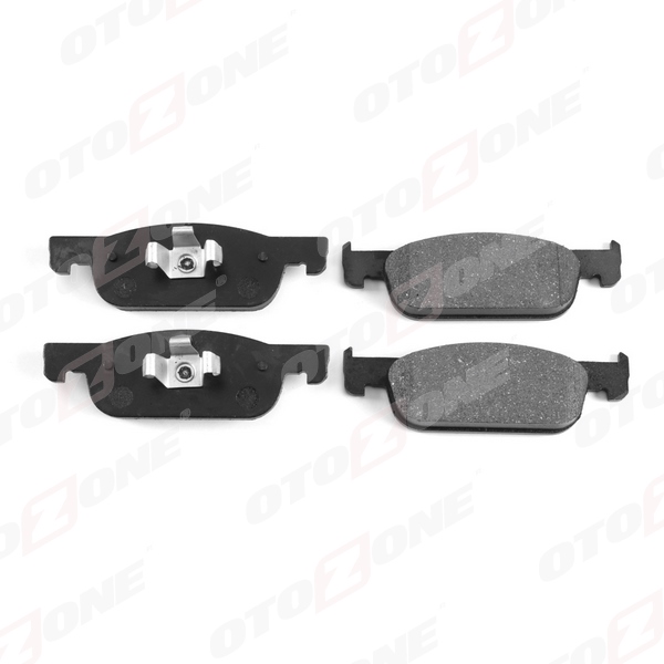 OTOZONE ÖN FREN BALATASI RENAULT CLIO IV 12 SYMBOL III 13 DACIA SANDERO II 13 LOGAN MCV II 14 LOGAN II 13 0.9TCe 1.0SCe 1.2 1.2TCe 1.5dCi 1.6 410605536R-410604682R OEM: 410605536R-410604682R - OTOZONE FDO1026-R kodlu oto yedek parça görseli