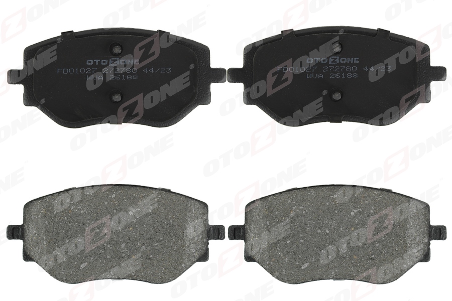 OTOZONE ON FREN BALATASI CLIO V 19 TALIANT 21 MICRA V 18 1.0 SCE 1.0 TCE 1.5 BLUE DCI 410608885R-D106000Q1J OEM: 410608885R-D106000Q1J - OTOZONE FDO1027 kodlu oto yedek parça görseli