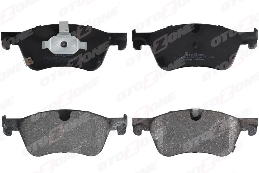 OTOZONE FREN BALATASI ON RENAULT AUSTRAL 23> DUSTER III 24> KANGOO III 24> NISSAN QASHQAI J12 22> OEM: 4106000Q3E-410600318R-D10606RN0A - OTOZONE FDO1028 kodlu oto yedek parça görseli