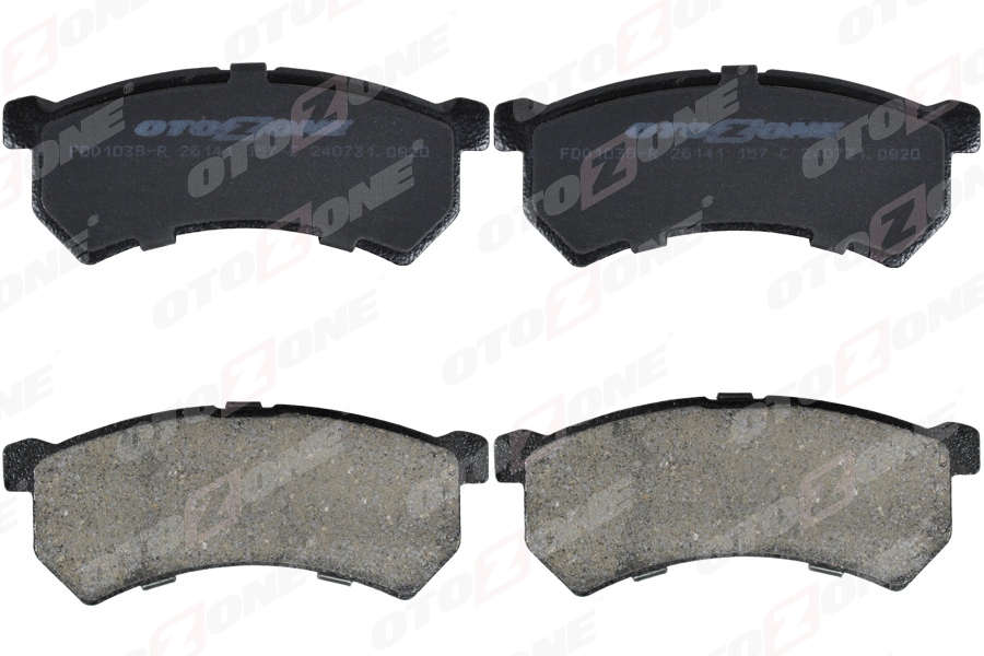 OTOZONE FREN BALATASI ÖN DACIA SPRİNG 20 OEM: 410600950R - OTOZONE FDO1038-R kodlu oto yedek parça görseli