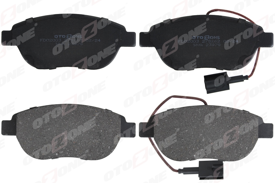 OTOZONE ÖN BALATA DOBLO 1.3-1.9 JTD 07 G.PUNTO 1.3 MJT 05 STILO 05 LINEA 07 BRAVO 07 200mm 1 FİŞ GDB1483 OEM: 77364875-77364473-77363958 - OTOZONE FDO2003 kodlu oto yedek parça görseli