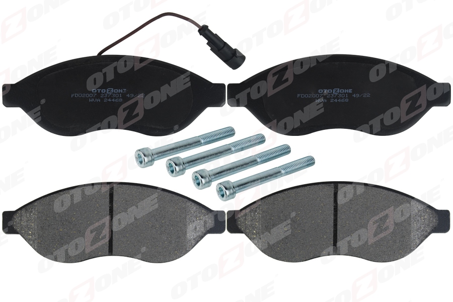 OTOZONE ÖN BALATA DUCATO 3-4-BOXER 3-4-JUMPER 3-4 06 11 16Q-20Q- KARSAN JEST TEK FİŞLİ 1612433980-4253.55-77364014-4253.58 OEM: 1612433980-4253.55-77364014-4253.58 - OTOZONE FDO2007 kodlu oto yedek parça görseli