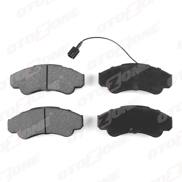 OTOZONE ÖN FREN BALATASI FİŞLİ BOXER 02/06 JUMPER 02/06 DUCATO 02/06 B.Y TİP 1800 KG 4254.59-77362216-4252.44-4252.45 OEM: 4254.59-77362216-4252.44-4252.45 - OTOZONE FDO2008-R kodlu oto yedek parça görseli