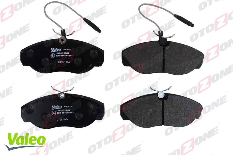 OTOZONE ÖN BALATA FİŞLİ BOXER-DUCATO-JUMPER 1400kg 94-02 GDB1105 OEM: 4251.16-77362212-425117 - OTOZONE FDO2009 kodlu oto yedek parça görseli