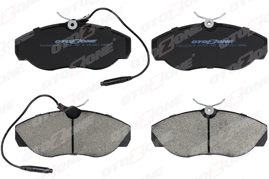 OTOZONE ÖN BALATA FİŞLİ BOXER-DUCATO-JUMPER 1400kg 94-02 GDB1105 OEM: 4251.16-77362212-425117 - OTOZONE FDO2009-R kodlu oto yedek parça görseli