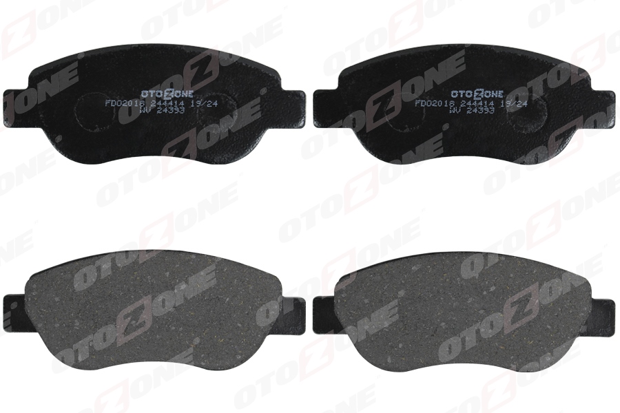 OTOZONE ÖN BALATA FIAT PALIO 96 1.2 1.4 RENAULT MEGANE II 02 SCENIC II 02 1.4 1.5dCi 77363782-98845340 OEM: 77363782-98845340 - OTOZONE FDO2018 kodlu oto yedek parça görseli