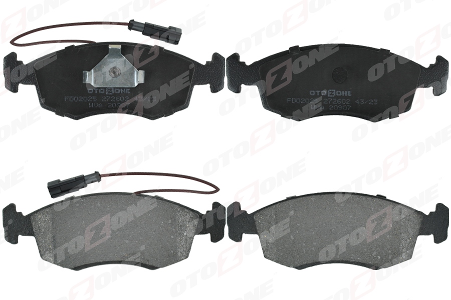 OTOZONE ÖN BALATA PALIO WEEKEND 96 ALBEA 01 DOBLO 00 FİŞLİ GDB1341 9949125-77362180-WVA20907 OEM: 9949125-77362180-WVA20907 - OTOZONE FDO2025 kodlu oto yedek parça görseli