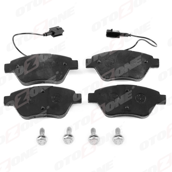 OTOZONE ÖN BALATA DOBLO-ALBEA-LINEA-STILO-FIORINO 1.3MJTD-BIPPER-NEMO 1.4 HDI fişli OEM: 77364393-77363942-77364158-77363974 - OTOZONE FDO2035-R kodlu oto yedek parça görseli